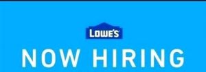 lowe's hiring near me